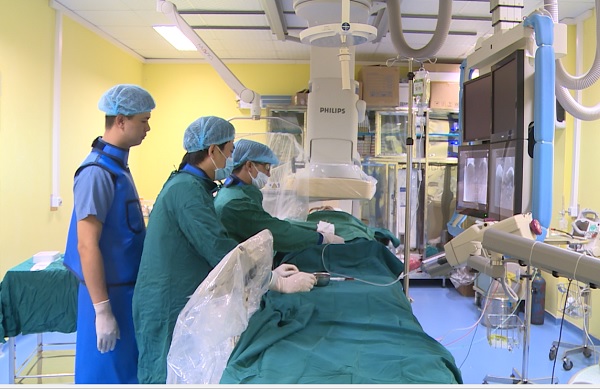 Bệnh viện đa khoa Hưng Yên thực hiện kỹ thuật nút mạch hóa chất điều trị u gan